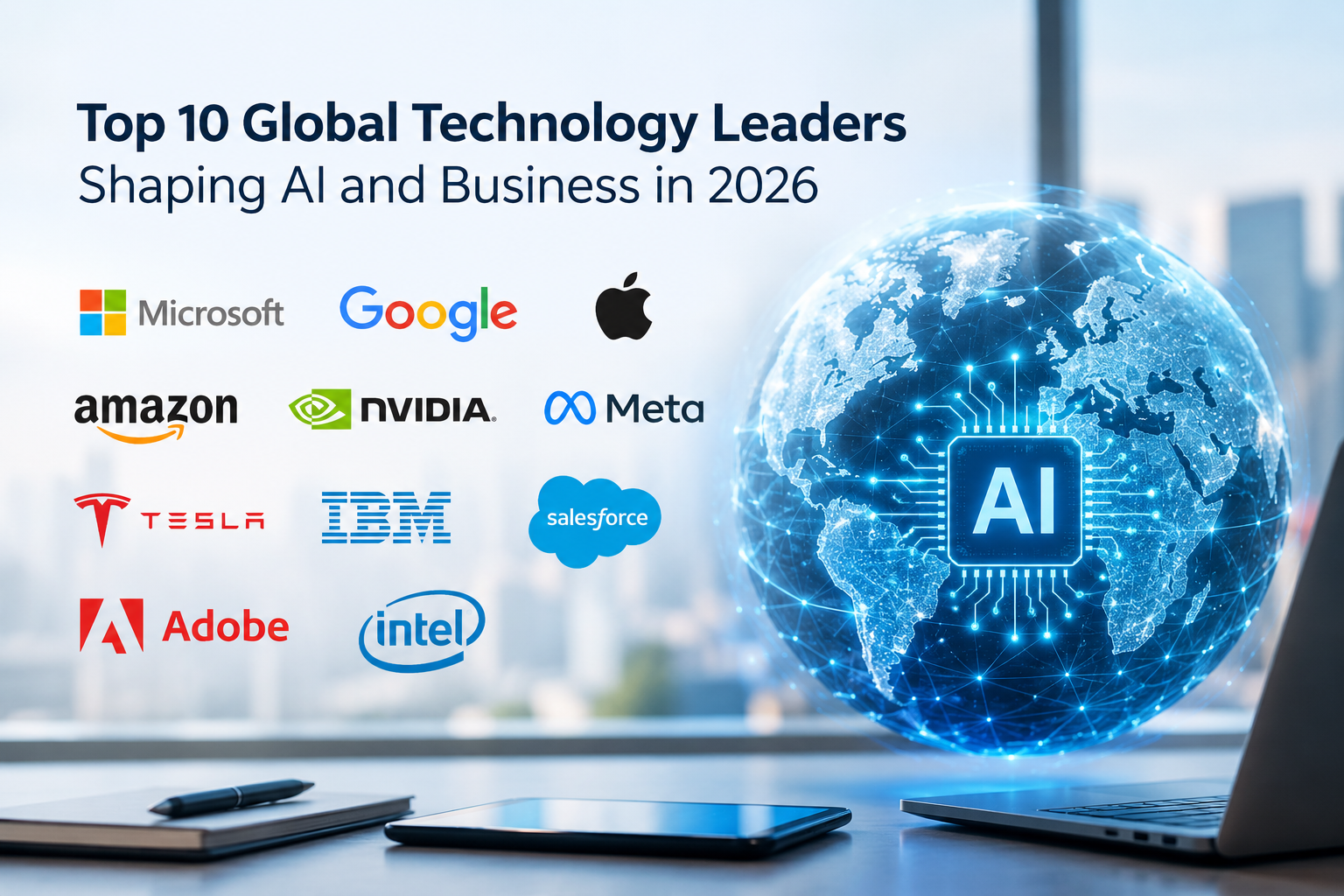 Top 10 Global Technology Leaders Shaping AI and Business in 2026